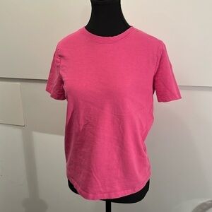 Zara S woman pink shirt shirt sleeve